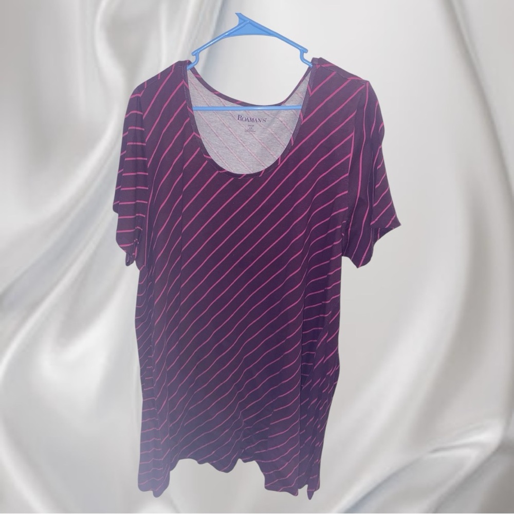 Women's Striped Top - Purple